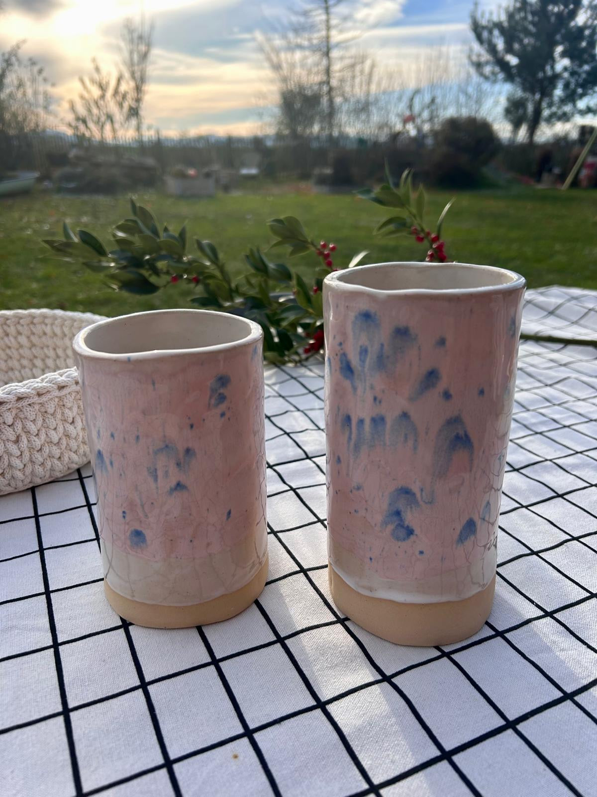 Vasen 17cm und 14cm Set