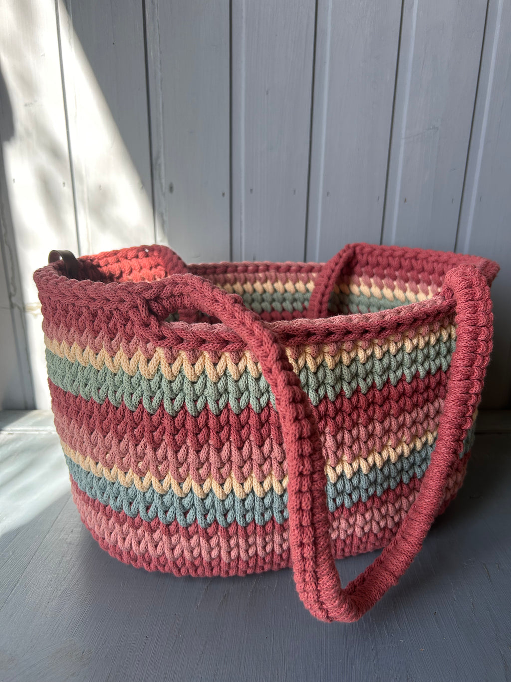 Korb mit Griff: Hoch 20cm I Lang 38cm