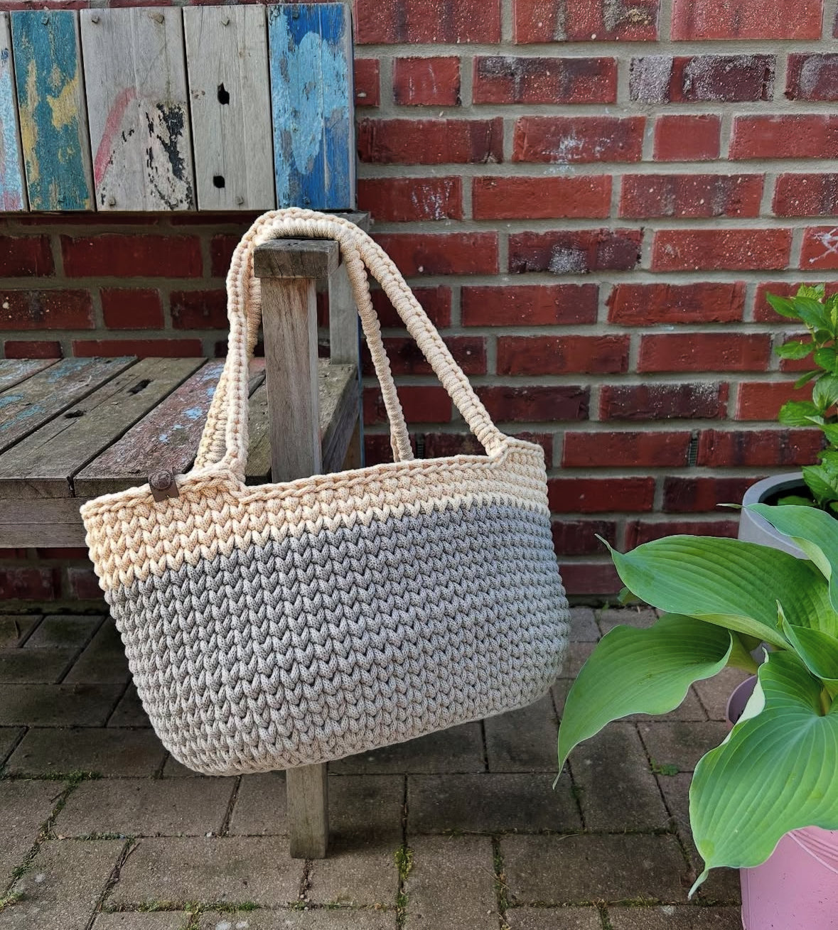 Korb mit Griff: Hoch 20cm I Lang 38cm