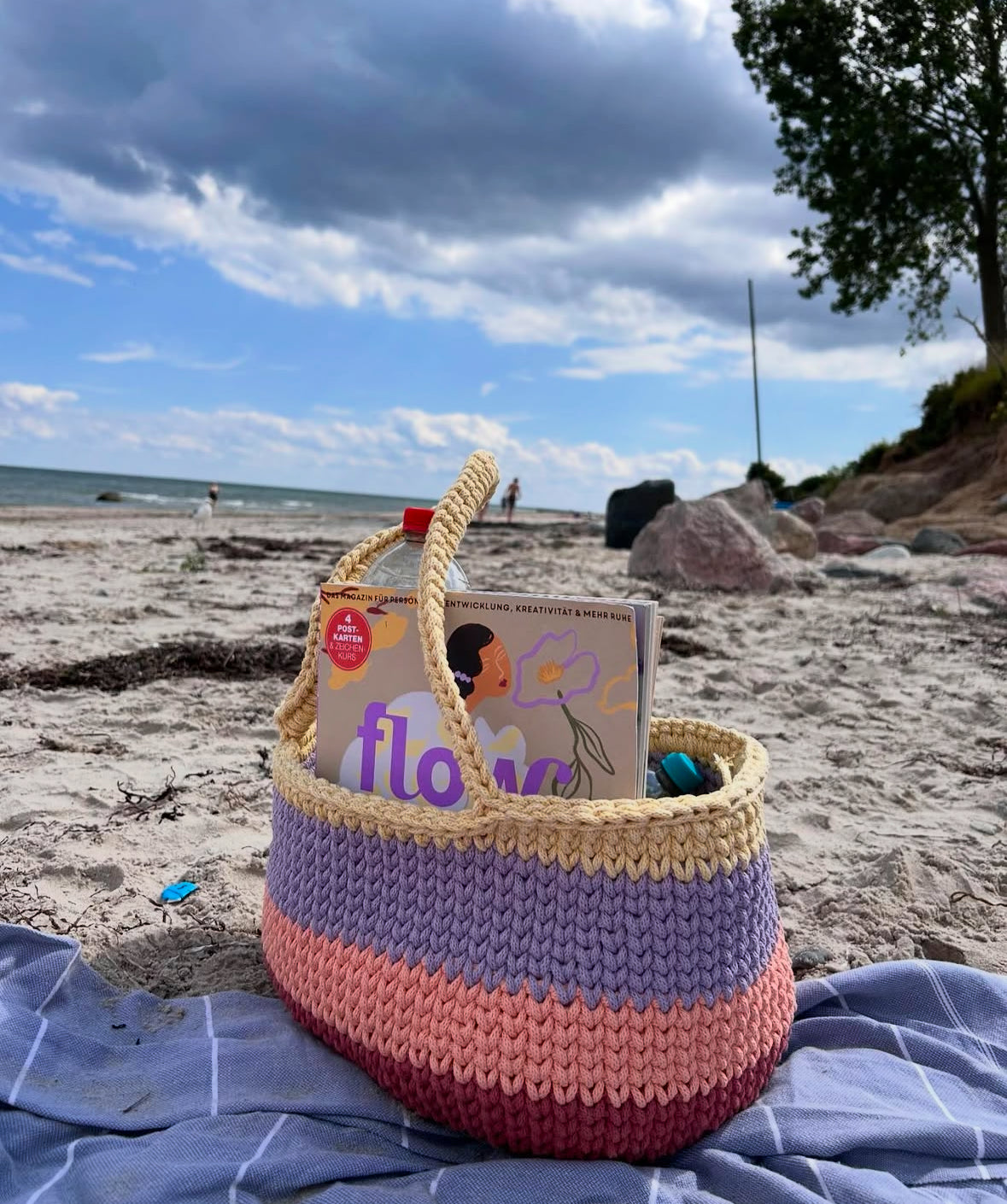 Korb mit Griff: Hoch 20cm I Lang 38cm