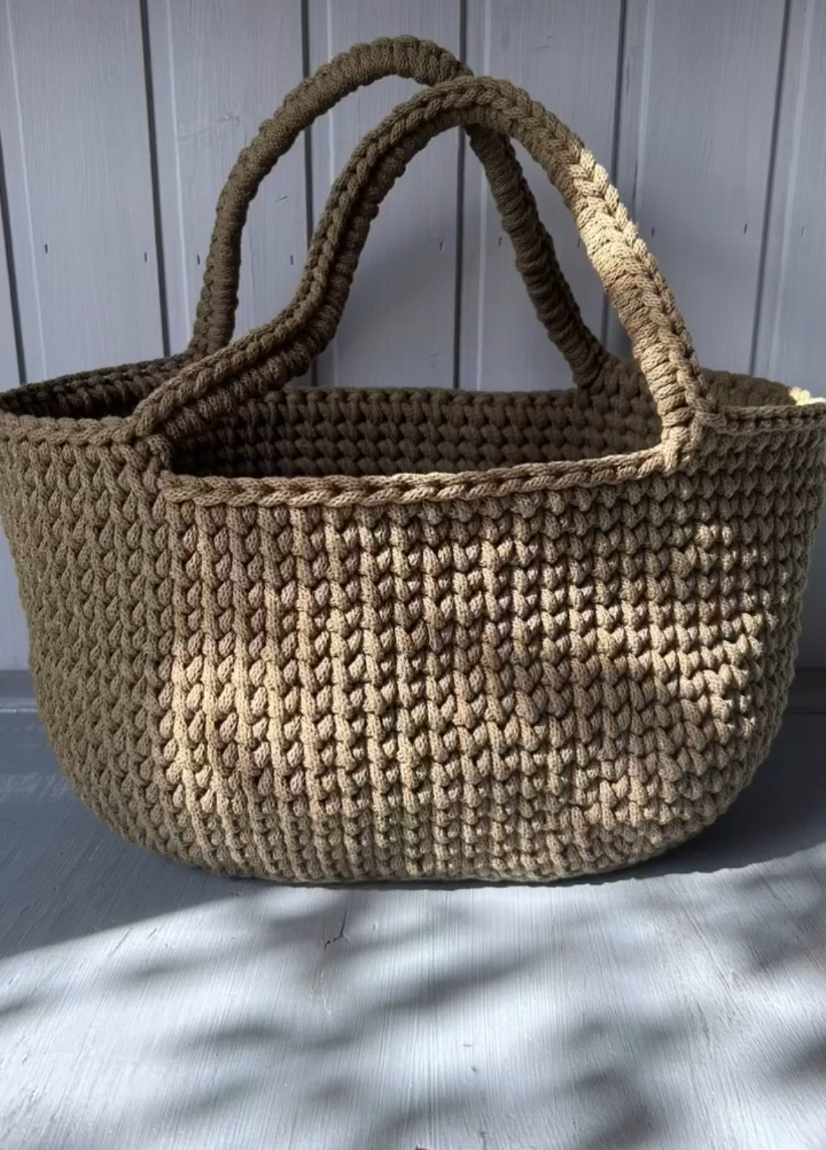 Korb mit Griff: Hoch 20cm I Lang 38cm