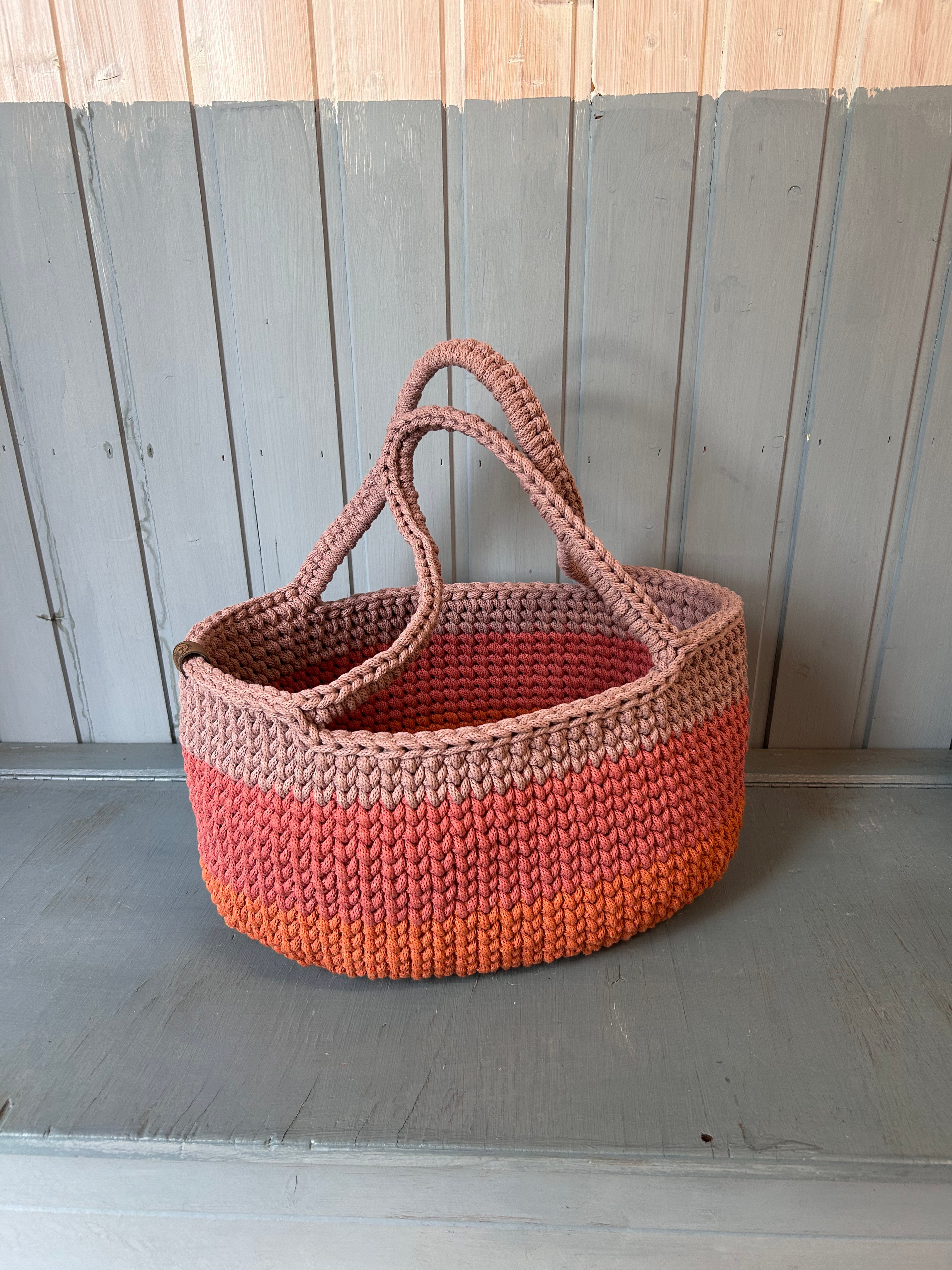 Korb mit Griff: Hoch 20cm I Lang 38cm