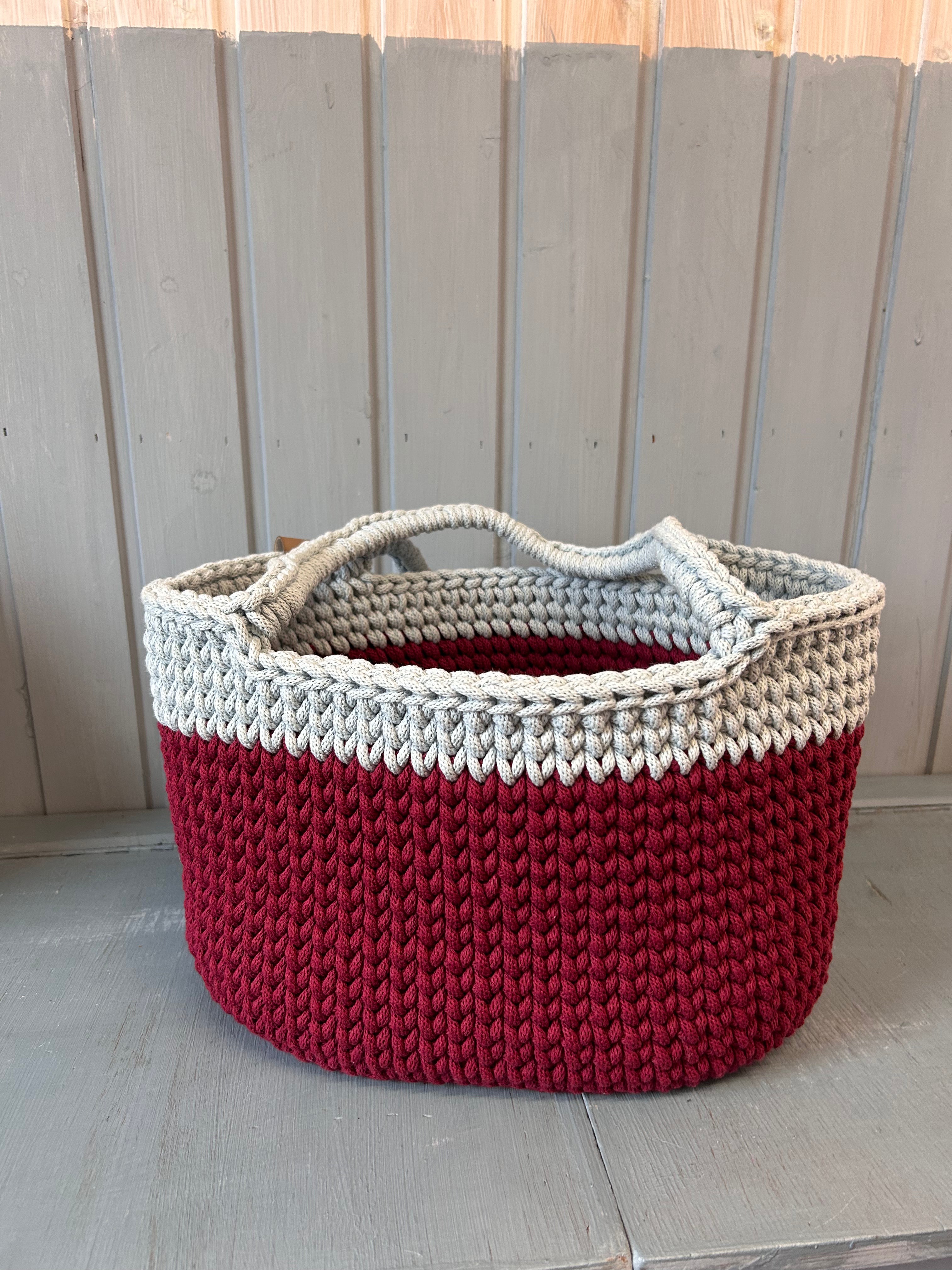 Korb mit Griff: Hoch 20cm I Lang 38cm