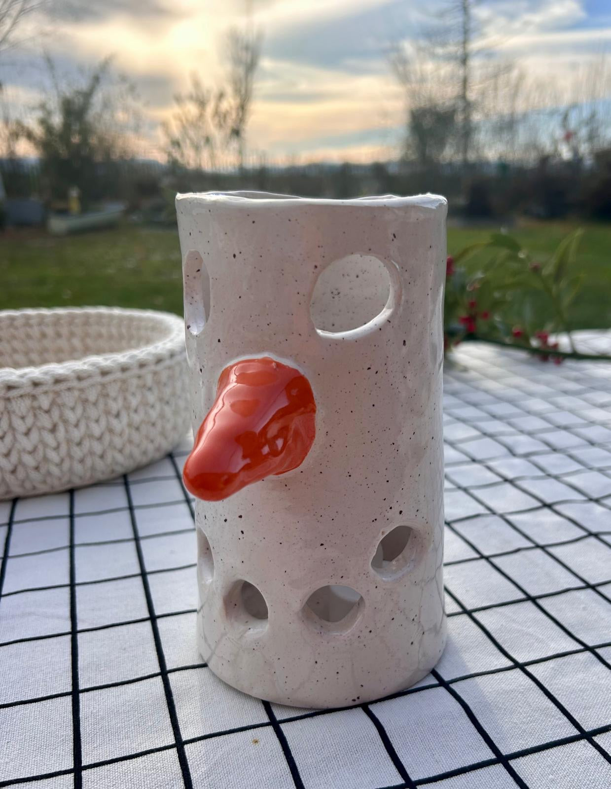 Windlichter 17cm (Schneemann)